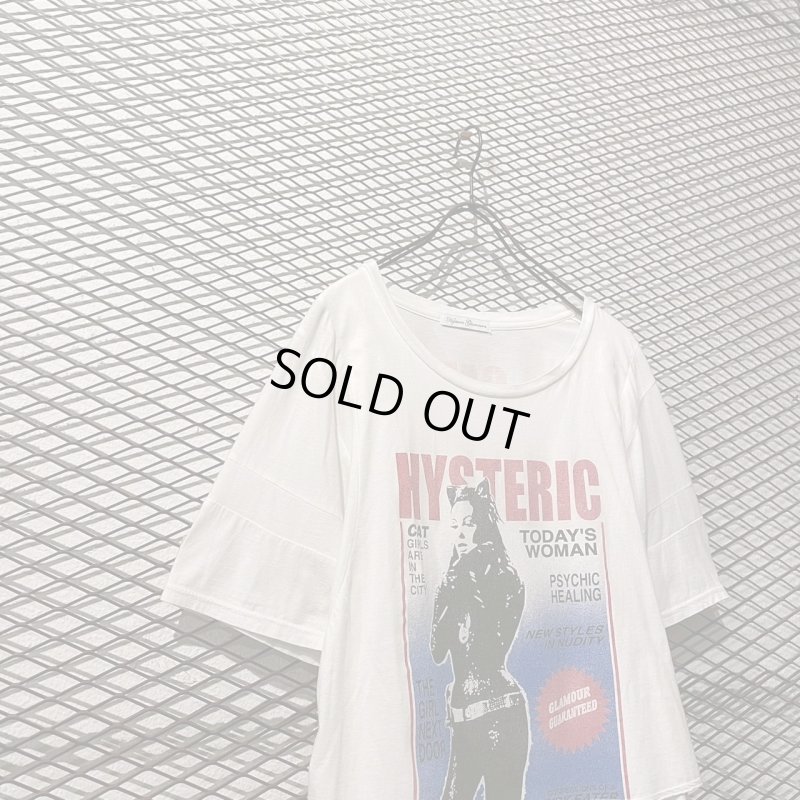 画像2: HYSTERIC GLAMOUR -  "Girl" Docking Tee