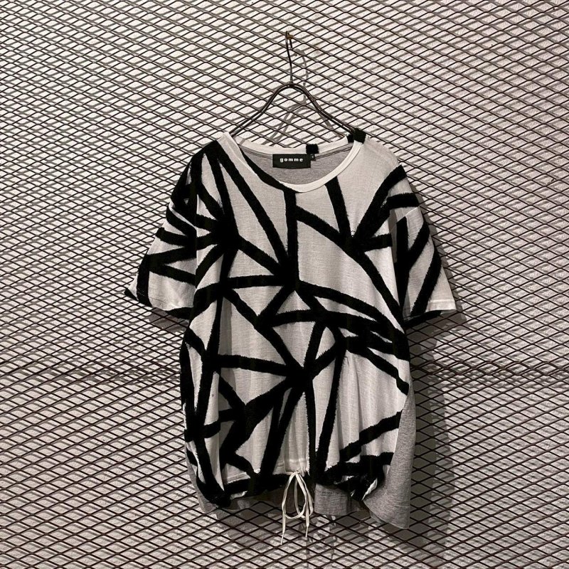 画像1: gomme - Tape Switching Over Tee