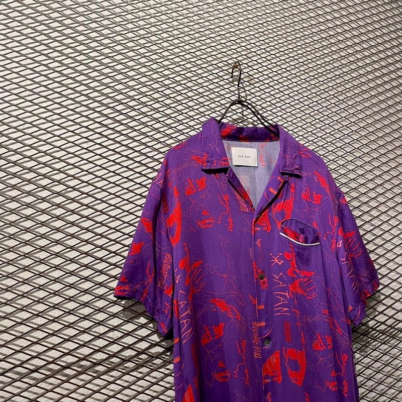 画像2: SUB AGE - Satan Aloha Shirt