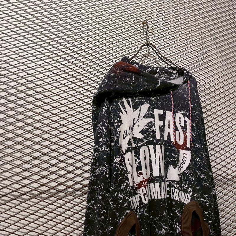 画像2: Vivienne Westwood MAN - "FAST SLOW" Asymmetrical Hoodie
