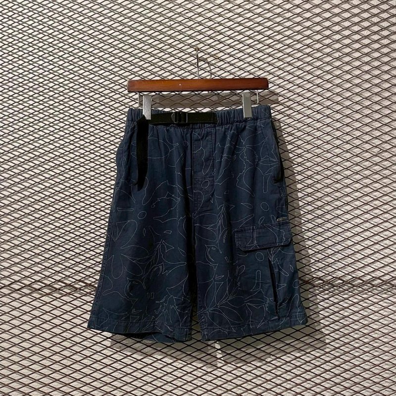 画像1: STUSSY - 90's Flower Easy Wide Shorts