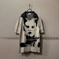 Vivienne Westwood MAN - 90's Graphic Knit Polo Shirt (Leica)