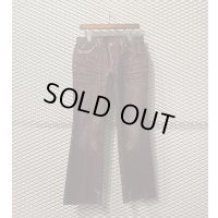 Used - Snake Switching Flare Denim Pants