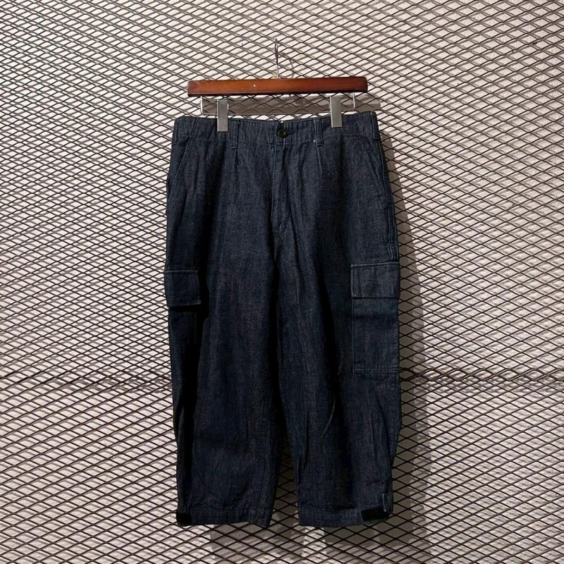 画像1: GOODENOUGH - 00's Denim Cargo Pants