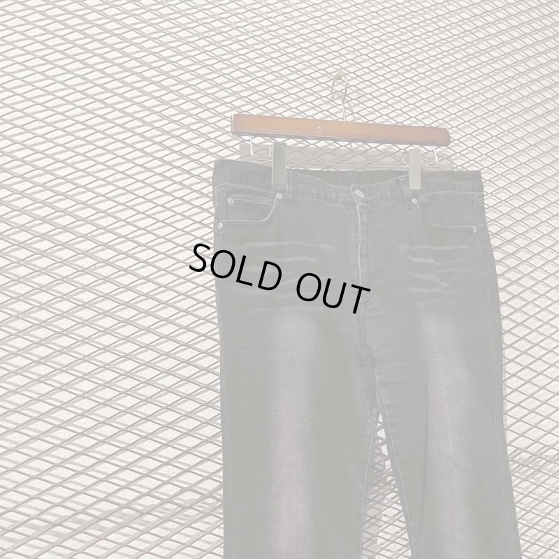 画像2: Used - Lace-up Flared Denim Pants
