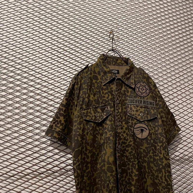 画像2: HYSTERIC GLAMOUR - Skull x Leopard S/S Shirt