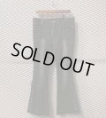 Used - Lace-up Flared Denim Pants