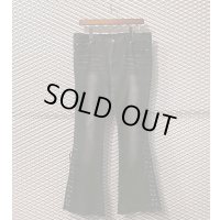 Used - Lace-up Flared Denim Pants