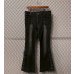 画像1: Used - Lace-up Flared Denim Pants (1)