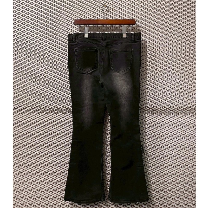 画像5: Used - Lace-up Flared Denim Pants