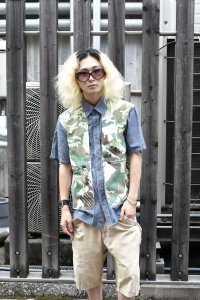 ELNEST - Camouflage Switching S/S Shirt