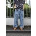 画像2: NEON SIGN - 1-Tuck Easy Wide Denim Pants (2)