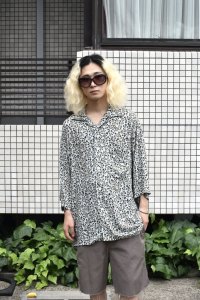 Toironire × DEVEAUX - Flower S/S Rayon Open Collar Shirt