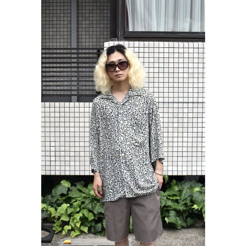 画像1: Toironire × DEVEAUX - Flower S/S Rayon Open Collar Shirt