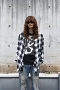 unknown - Frayed Ombre Check L/S Shirt