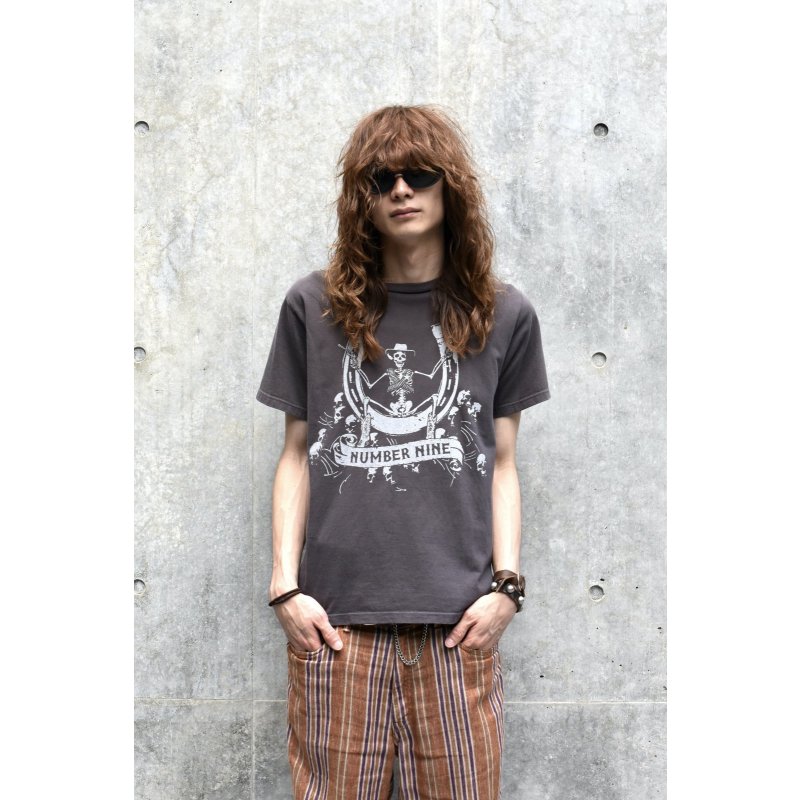 画像2: NUMBER (N)INE - "about a boy" Skull Tee