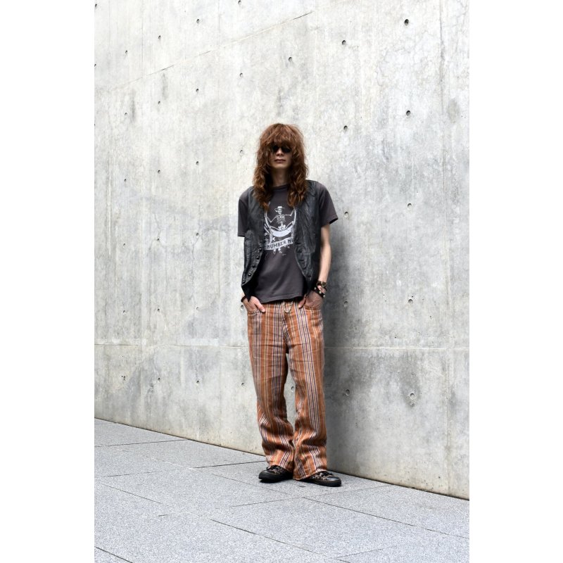 画像1: KAPITAL - Striped Flare Pants