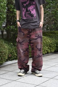 Rich hippie - Embroidery Camouflage Cargo Pants
