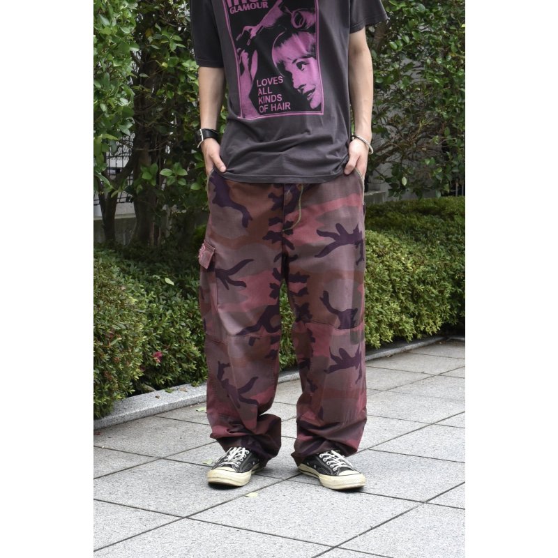 画像1: Rich hippie - Embroidery Camouflage Cargo Pants