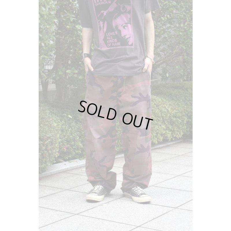 画像1: Rich hippie - Embroidery Camouflage Cargo Pants