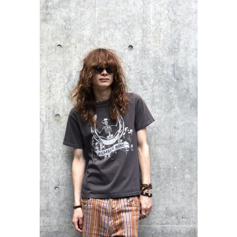 画像1: NUMBER (N)INE - "about a boy" Skull Tee