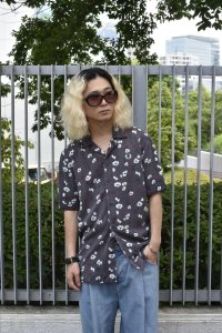 FRED PERRY - Leopard Open Collar S/S Shirt