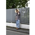 NEON SIGN - 1-Tuck Easy Wide Denim Pants