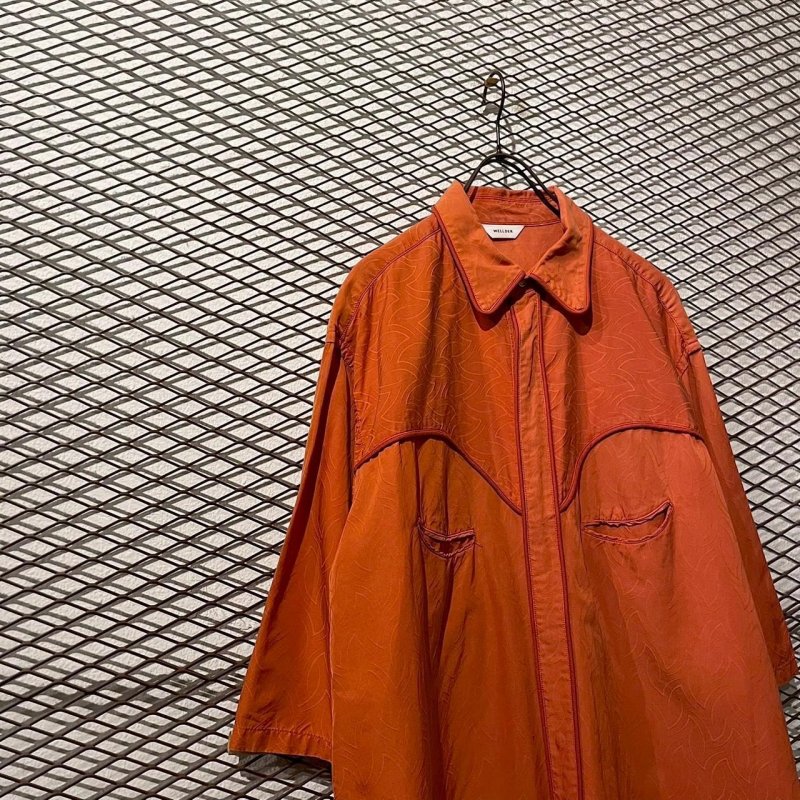 画像2: WELLDER - Cord Trimming Western Shirt