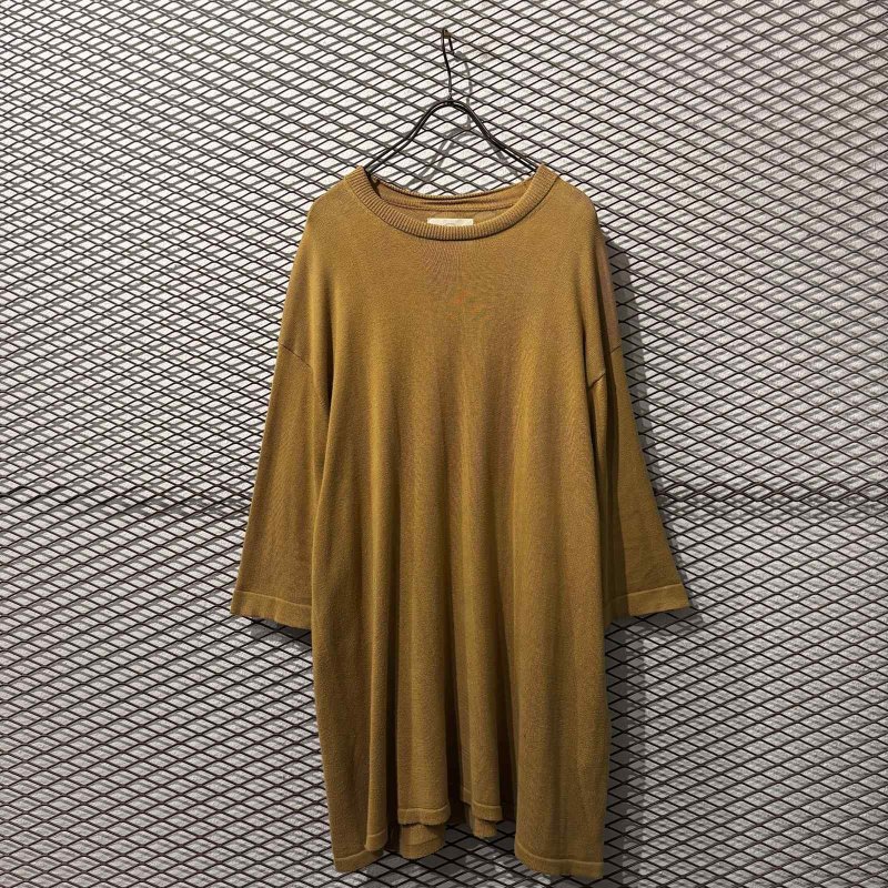画像1: bukht - Cotton Knit S/S Tops