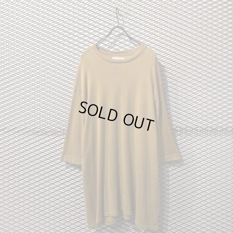 画像1: bukht - Cotton Knit S/S Tops