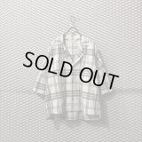 SUN SEA - Check Open Collar S/S Shirt