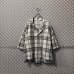 画像1: SUN SEA - Check Open Collar S/S Shirt (1)