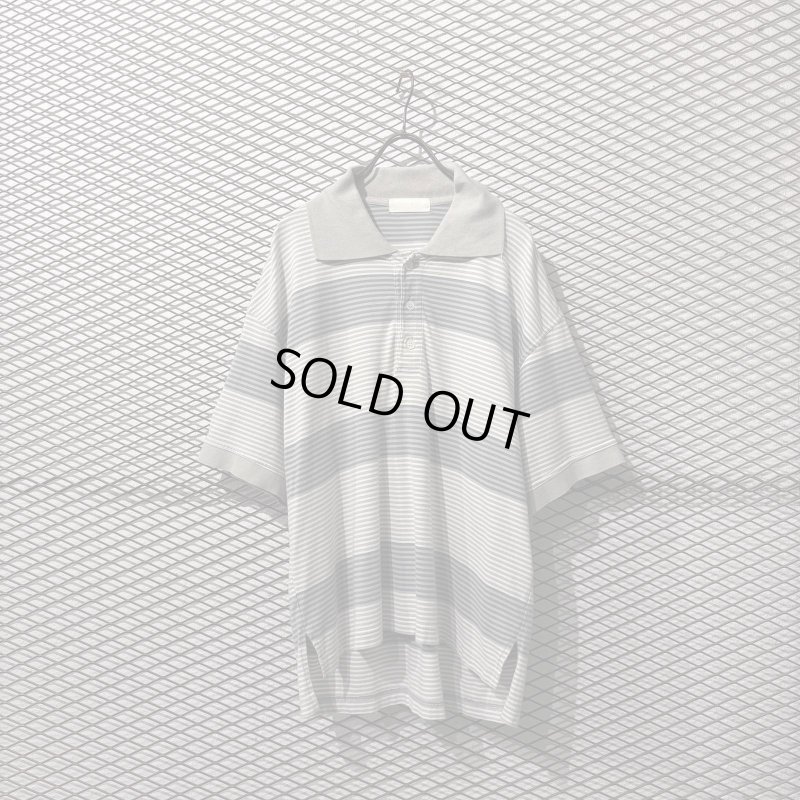 画像1: NEON SIGN - Border Wide Polo Shirt