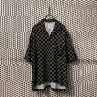 Name. - Checkered Open Collar Shirt