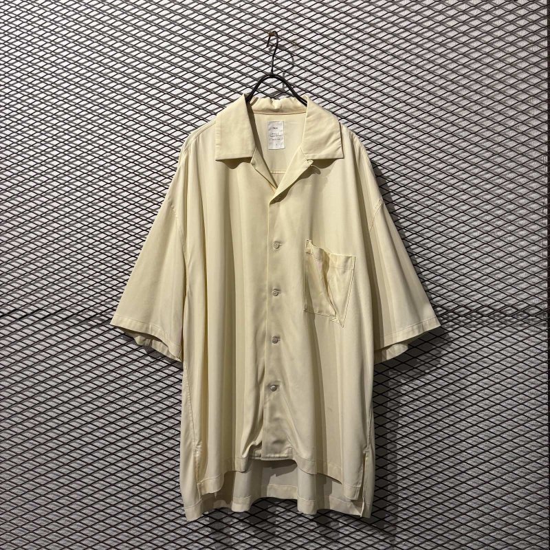 画像1: Name. - Open Collar Rayon Shirt