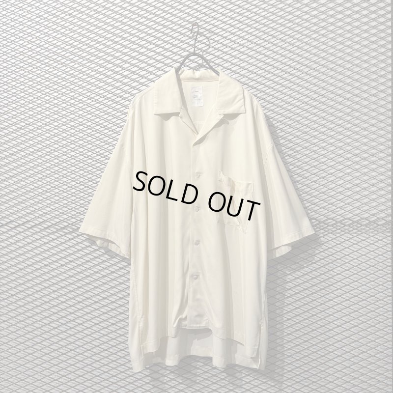 画像1: Name. - Open Collar Rayon Shirt