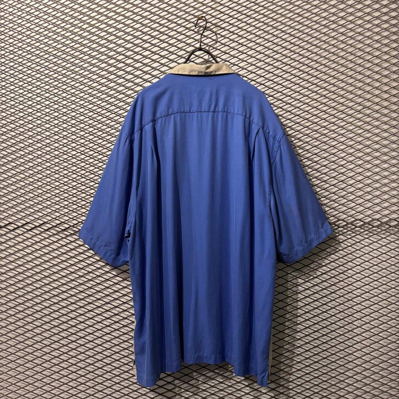 画像5: Used - Switching Open Collar Silk S/S Shirt