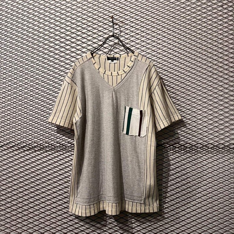 画像1: COMME des GARCONS HOMME PLUS - Docking Design Knit Tops (AD2009)