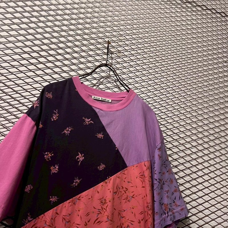 画像2: ACNE STUDIOS - Floral Pattern Switching Tee