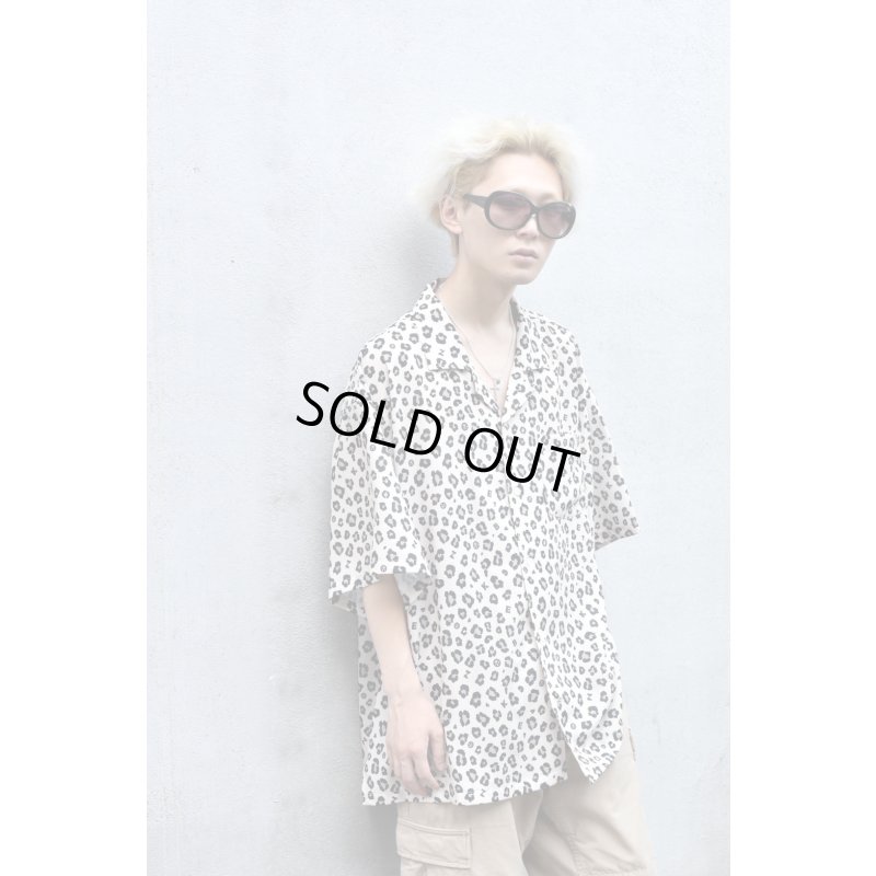 画像2: keboz - Leopard Open Collar S/S Shirt