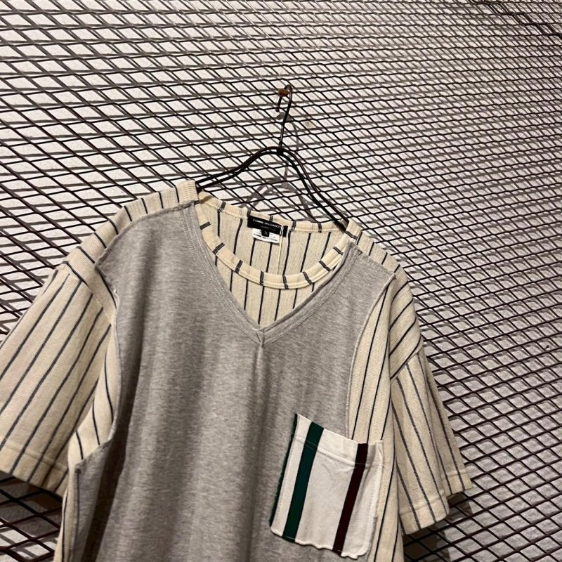 画像2: COMME des GARCONS HOMME PLUS - Docking Design Knit Tops (AD2009)