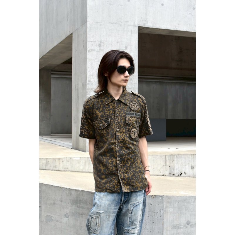 画像2: HYSTERIC GLAMOUR - Skull x Leopard S/S Shirt