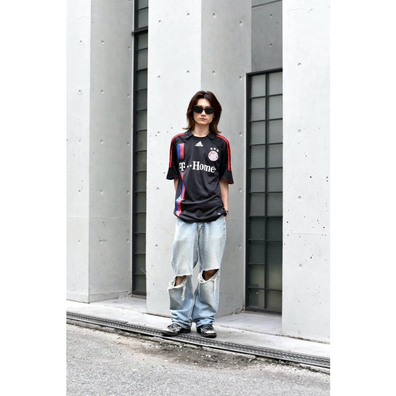 画像1: Lee - 90's Damage Denim Pants (BORO)