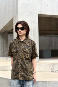 HYSTERIC GLAMOUR - Skull x Leopard S/S Shirt