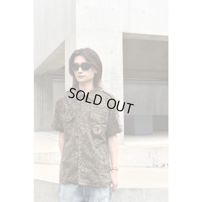 画像1: HYSTERIC GLAMOUR - Skull x Leopard S/S Shirt