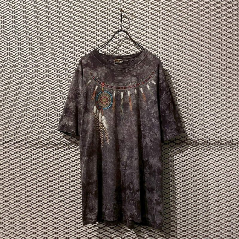 画像1: Used - Feather Tie-dye Tee