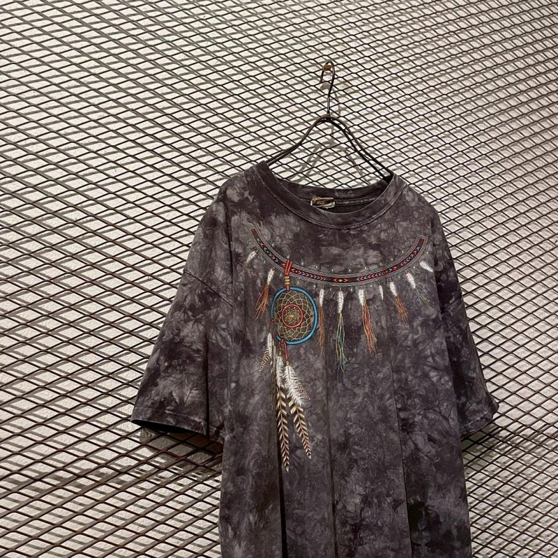 画像2: Used - Feather Tie-dye Tee