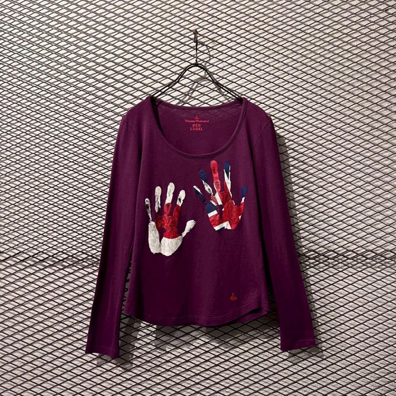 画像1: vivienne westwood RED LABEL - Handprint L/S Tee
