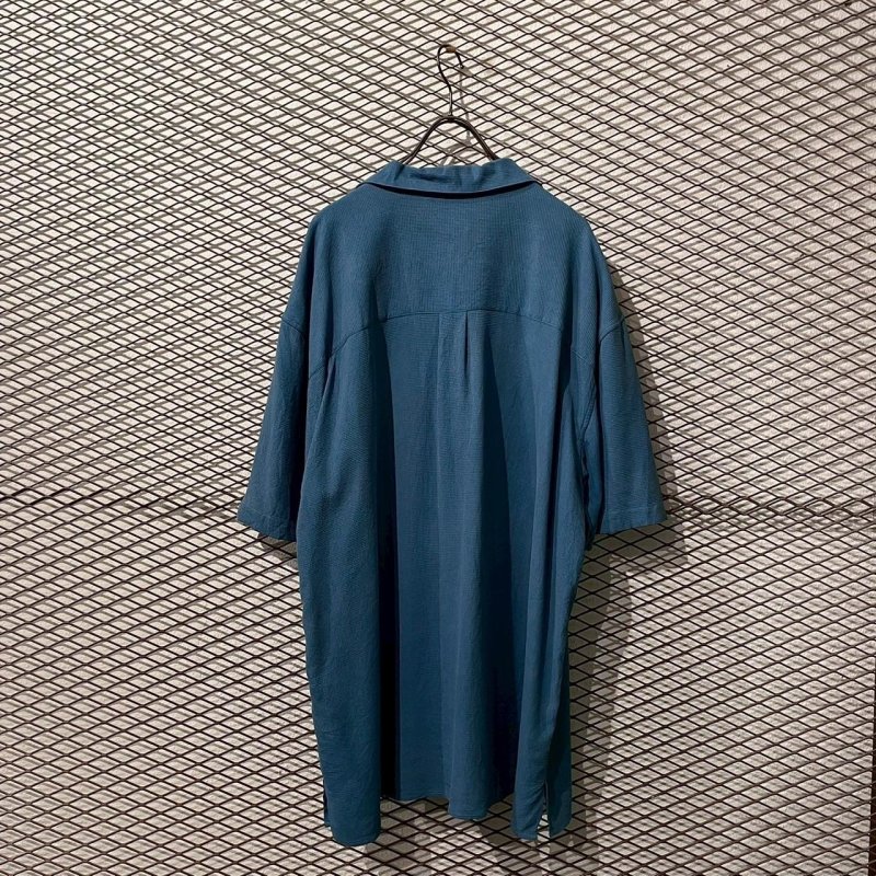 画像5: Used - Open Collar Silk S/S Shirt (XXL)