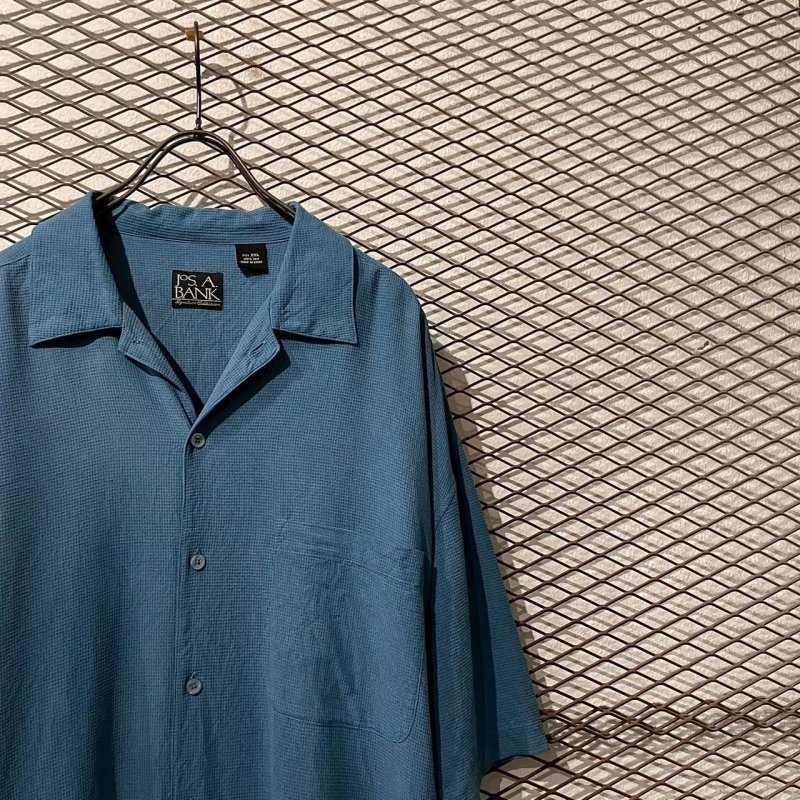 画像4: Used - Open Collar Silk S/S Shirt (XXL)